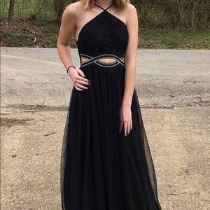 Black Military Ball/Prom Dress